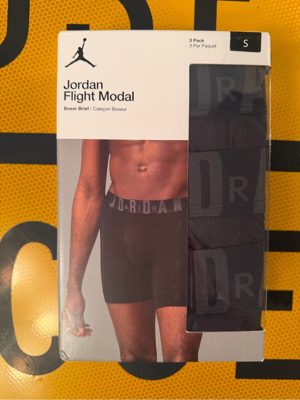 Jordan Flight Modal Men's Boxer Briefs - Black (3-Pack) Size S🏀